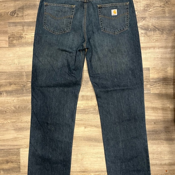 Carhartt Men's Blue Jeans 38x34 - Picture 7 of 8